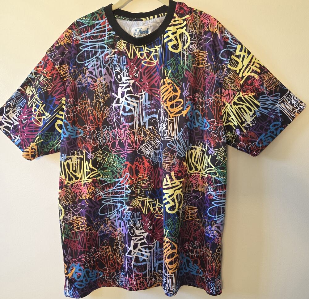 Fresh Prints Of Bel Air By Drill Clothing Co Graffiti Large New NWT Size 2XL